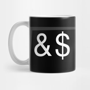 Concise expletive emoji Mug